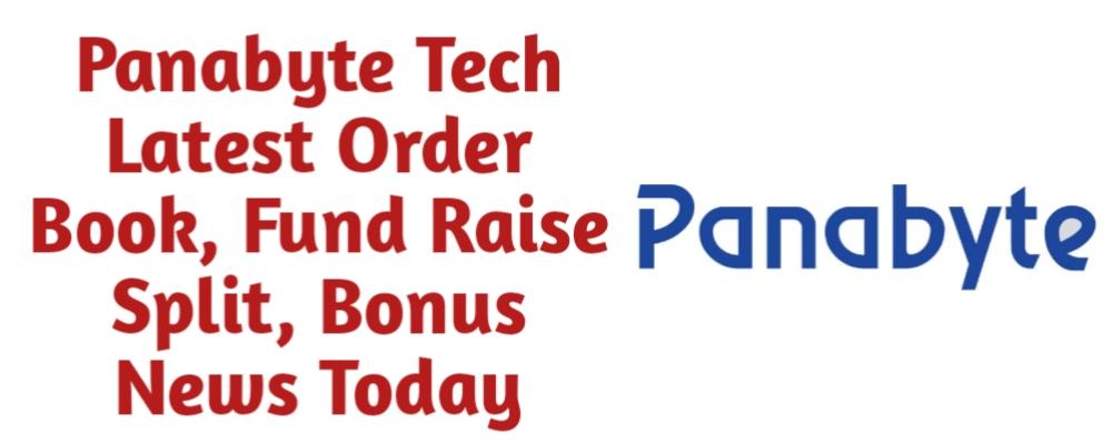 Panabyte Technologies Share Latest Order Book Fund Raise QIP Preferential Split Bonus Buyback News Today